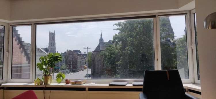 uitzicht vanuit de living